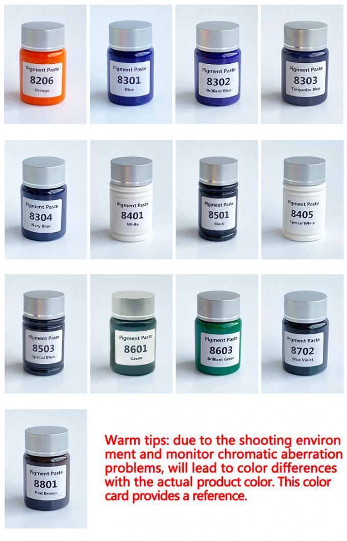 Factory Supply Water Based Fluorescent Scariet Tinting Color Pigment Paste for Coating Silk Screen Printing 12
