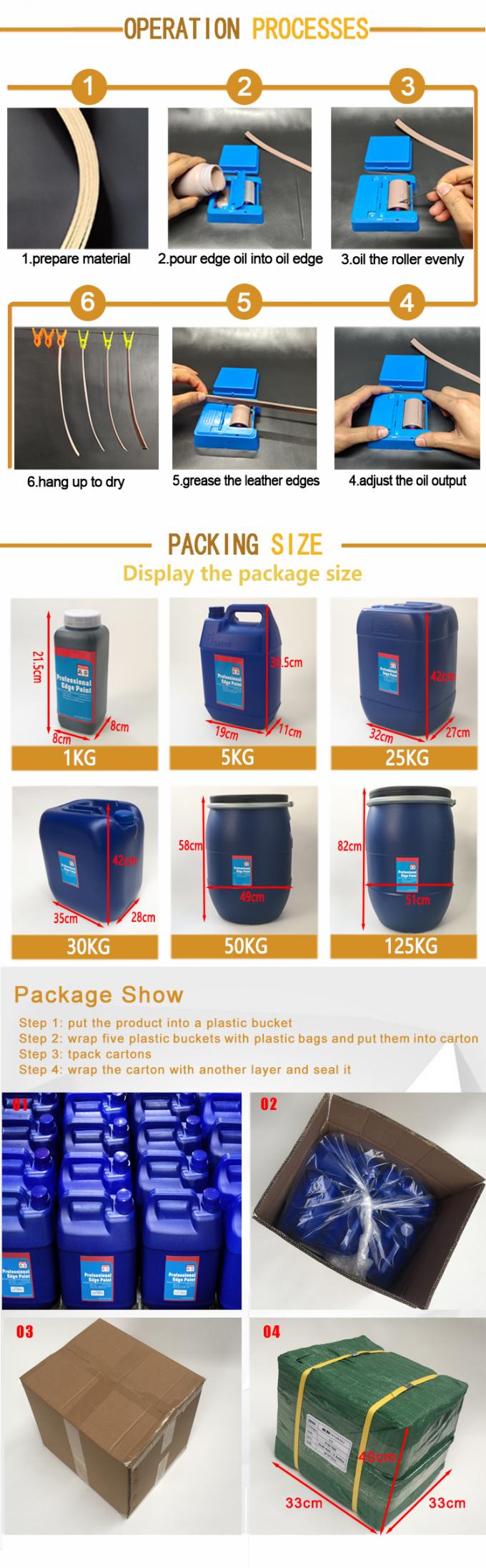 Factory Wholesale Water Based High-class Explosion Resist Leather Edge Pain for Bags Shoes Belts Bags 8