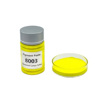 Factory Price Direct Water Base Ink Pigment for Paint and Coatings Fluorescent Lemon Yellow  Liquid Color Paste